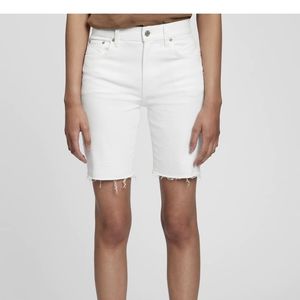 Gap High Rise Denim Bermuda Shorts with Washwell